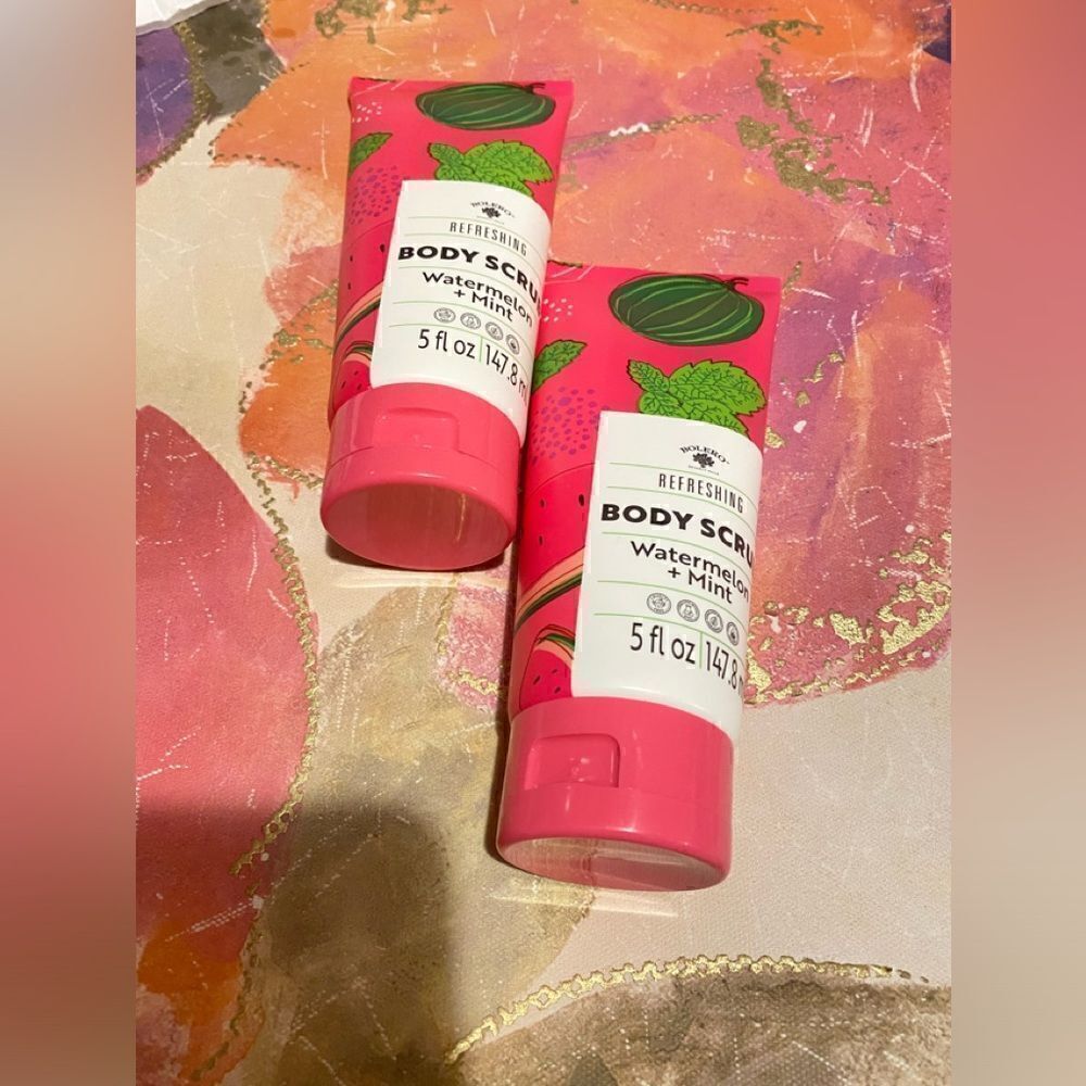 🛍️Bolero Beverly Hills pack of 2 Body scrub/watermelon + Mint Refreshing 5OZ🎀
